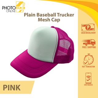 Plain Baseball Cap [Sublimation Mesh Cap  | Printing Design | Plain Trucker Mesh Cap] Personalized #6