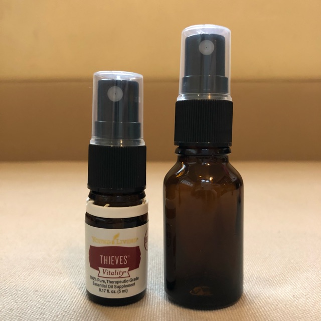 essential oil bottles