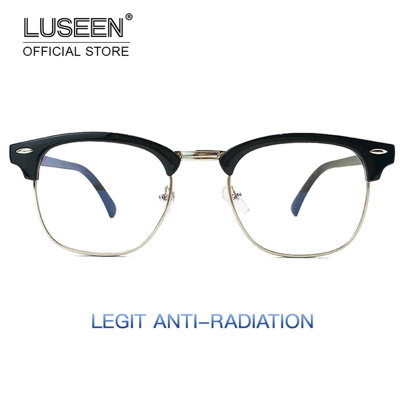 Luseen Eyewear Square Anti Radiation Replaceable Lens For Men And Women Ag8802 Shopee Philippines 2164