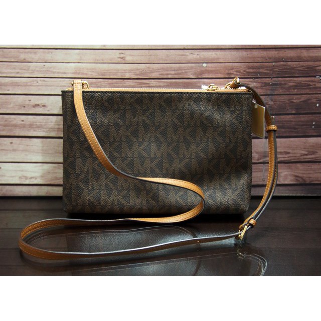 michael kors jet set travel double gusset crossbody