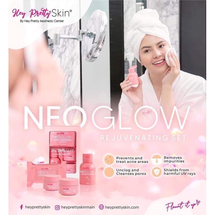 Hey Pretty Skin Neo Glow Rejuvenating Set Shopee Philippines