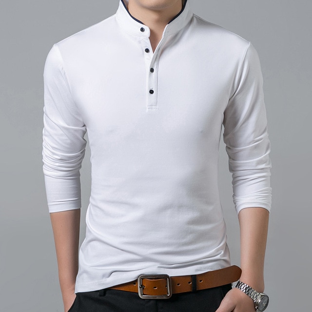 collar t shirt full sleeve