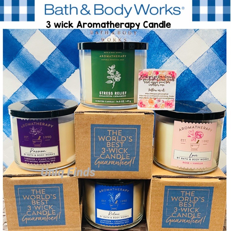 Bath And Body Works 3 Wick Candle 