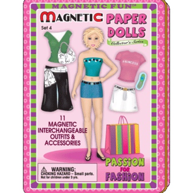 magnetic fashion dolls