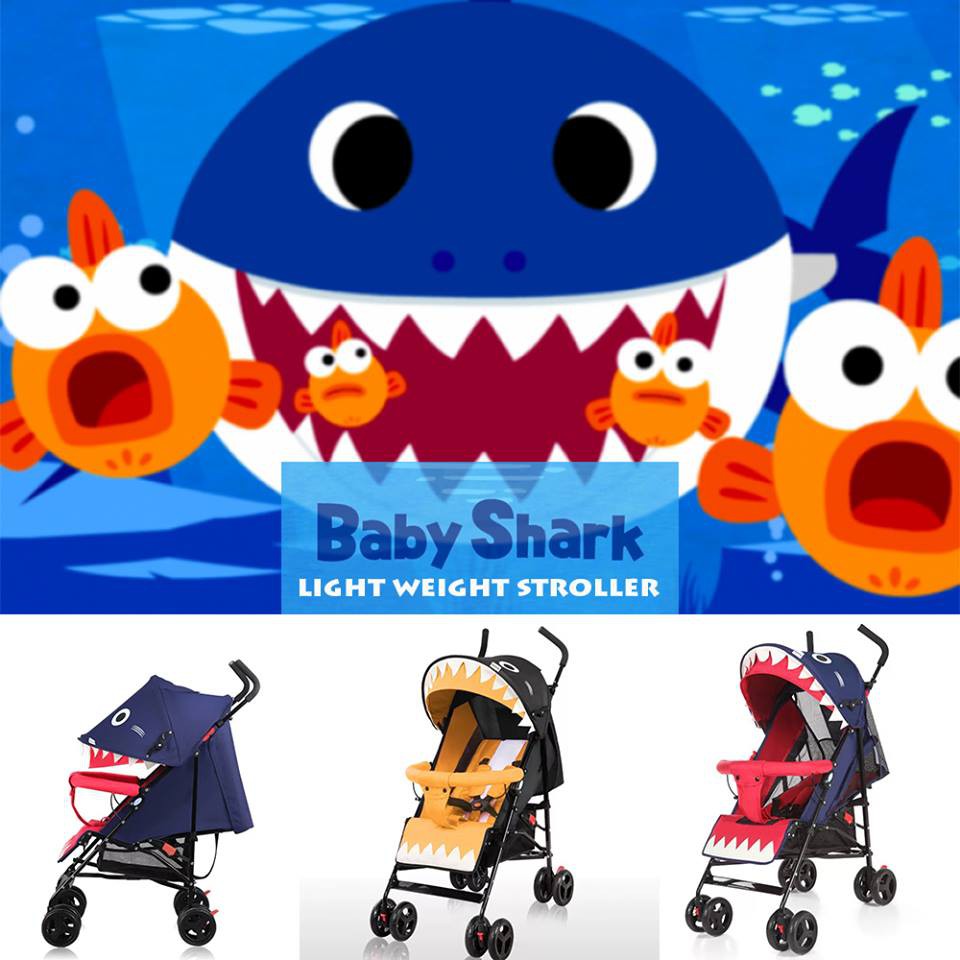 baby shark stroller