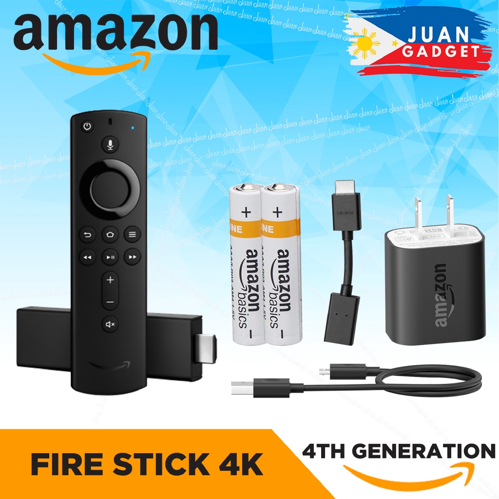 Amazon Fire Tv Stick With Alexa 4k 4th Generation Shopee Philippines