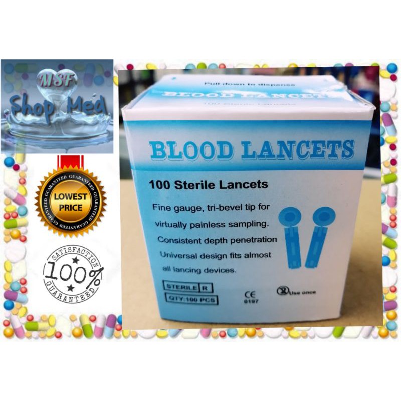 BLOOD LANCETS (100s) | Shopee Philippines