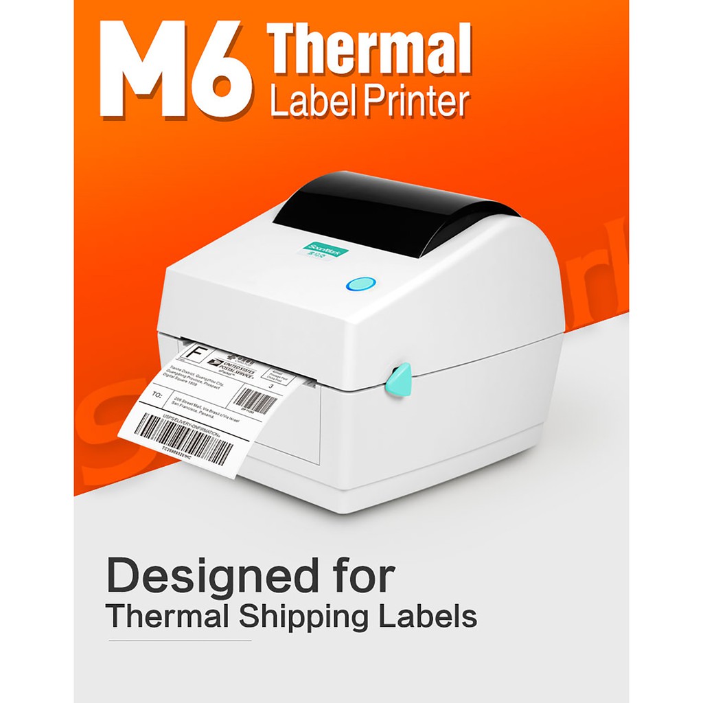 SMKM6 Thermal Label Printer Direct Thermal Waybill Barcode Printer