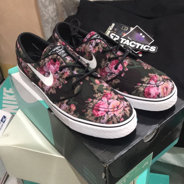 pink floral janoski