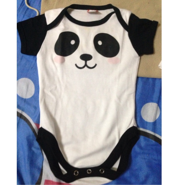 panda onesie baby