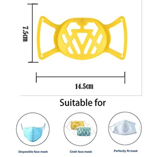 Child 3D Face Mask Bracket Silicone Internal Support Holder Frame, Increase Breathing Talking Space #7