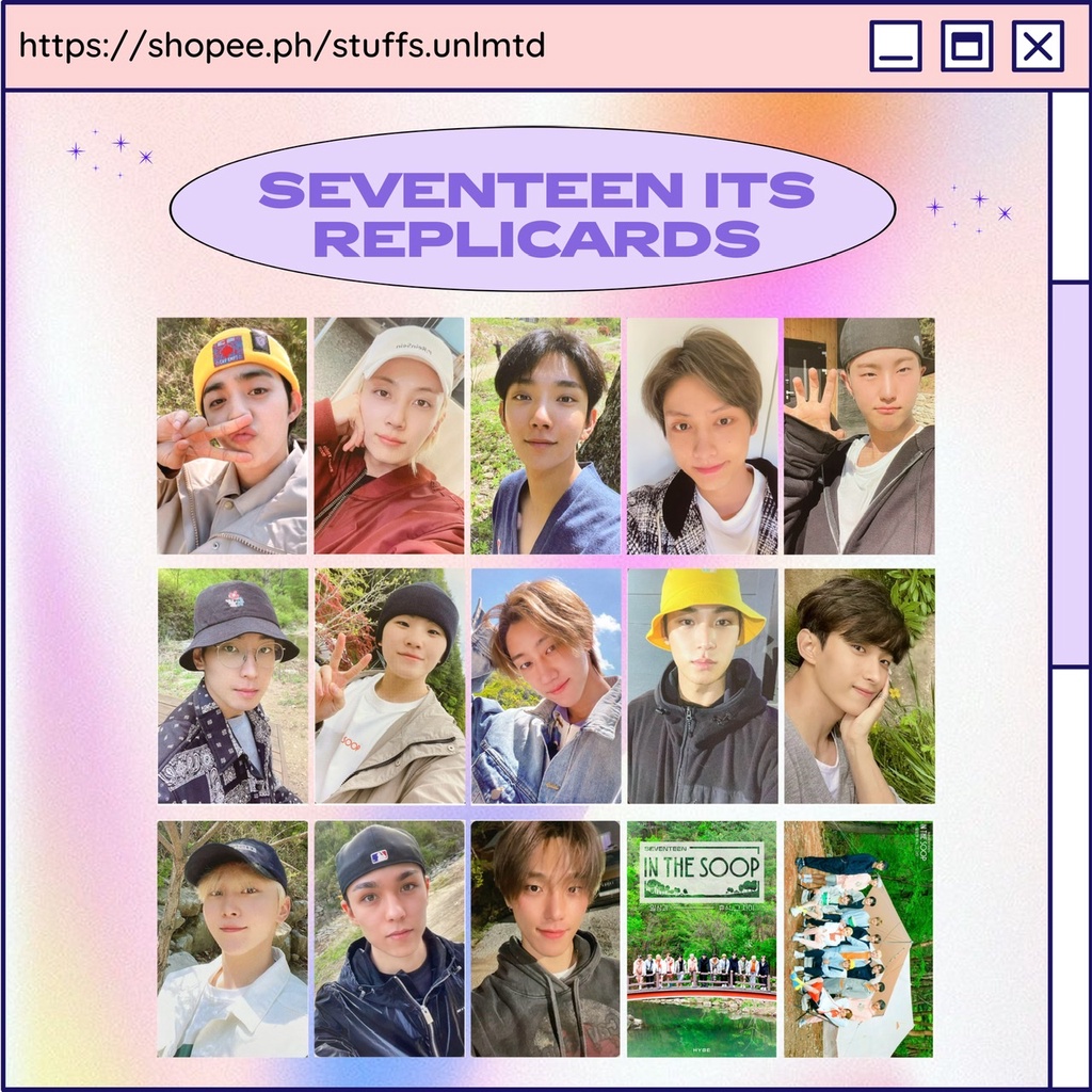 SEVENTEEN IN THE SOOP PHOTOCARD Shopee Philippines