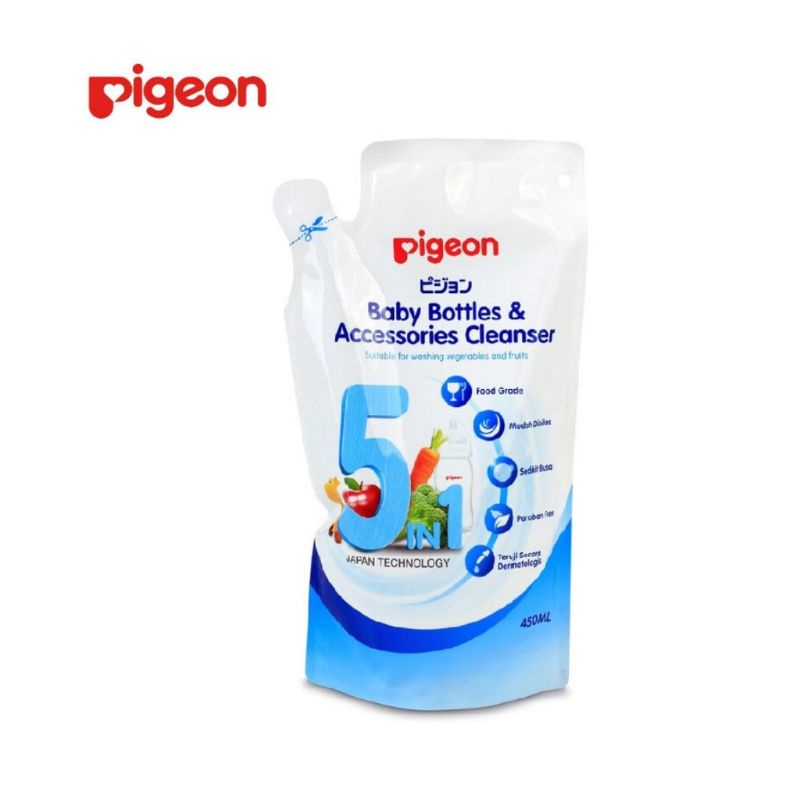 Pigeon baby liquid Bottle cleanser Bottle & accesories Refill 450ml