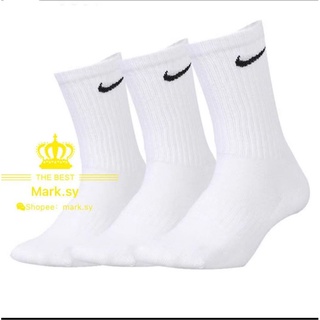 COD☑️1Pair Mid Cut Black/White Basketball  Nike Socks For Men