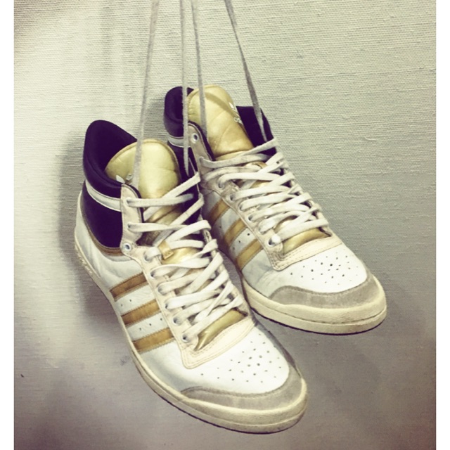 adidas high sleek gold