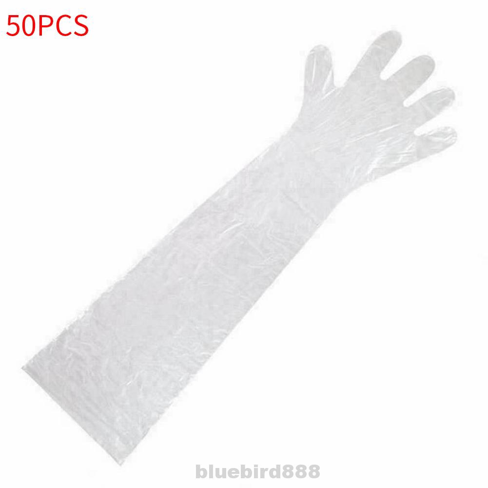 long arm plastic gloves