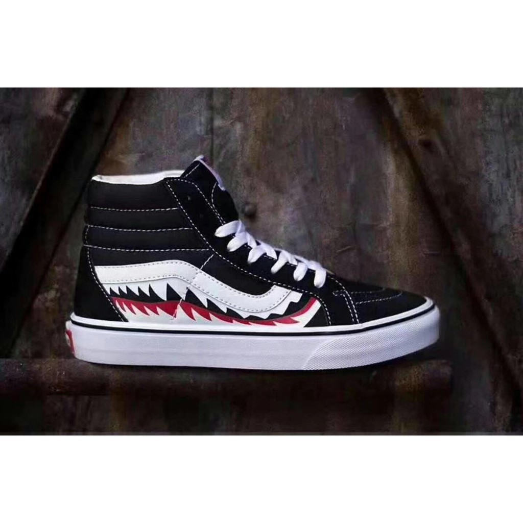 vans bape shark