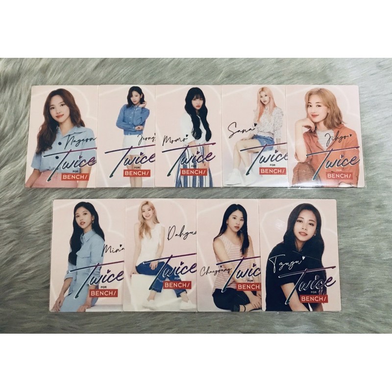 Twice Bench Mini Calendar Photocard Shopee Philippines