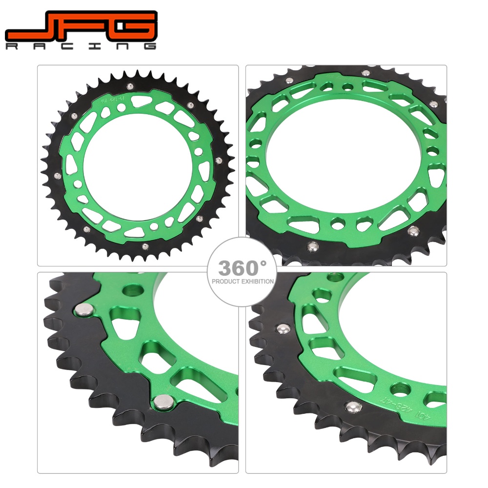 JFG Racing Motorcycle Chain Sprocket For KX65 RM65 KLX125 KLX150L