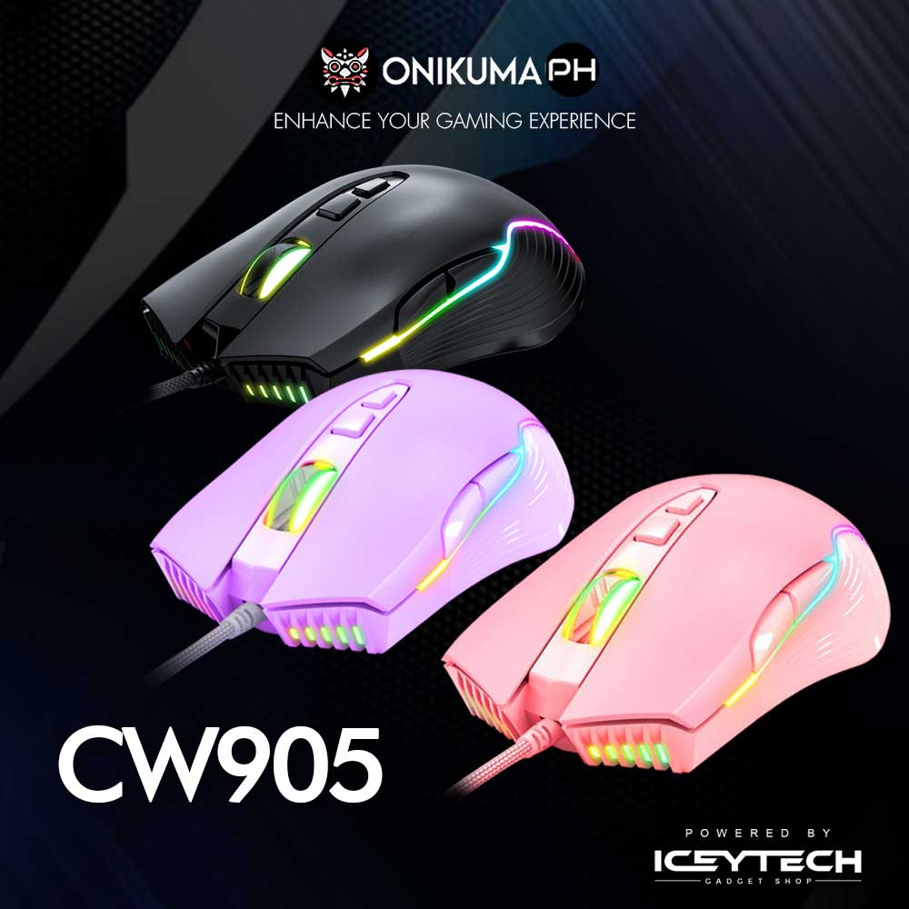 ONIKUMA CW905 RGB Gaming Mouse Shopee Philippines