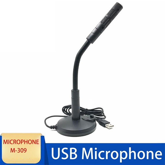 M309 USB Microphone Desktop laptop Condenser Mic For Recording Chatting