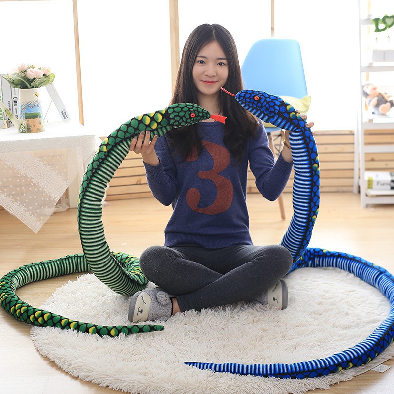 big stuffed animal snake