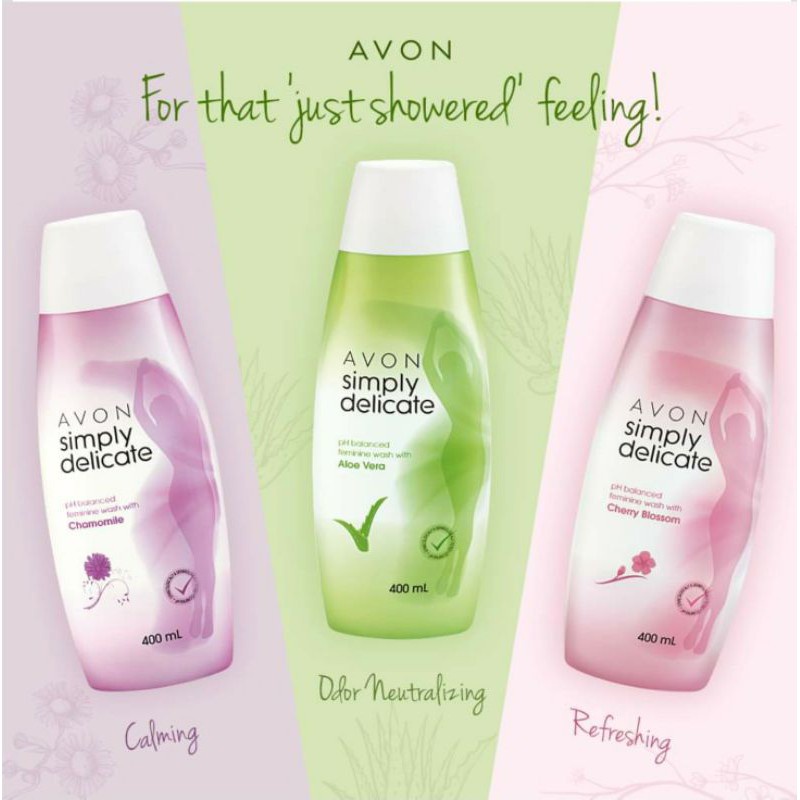 AVON SIMPLY DELICATE FEMININE WASH 400ML Shopee Philippines