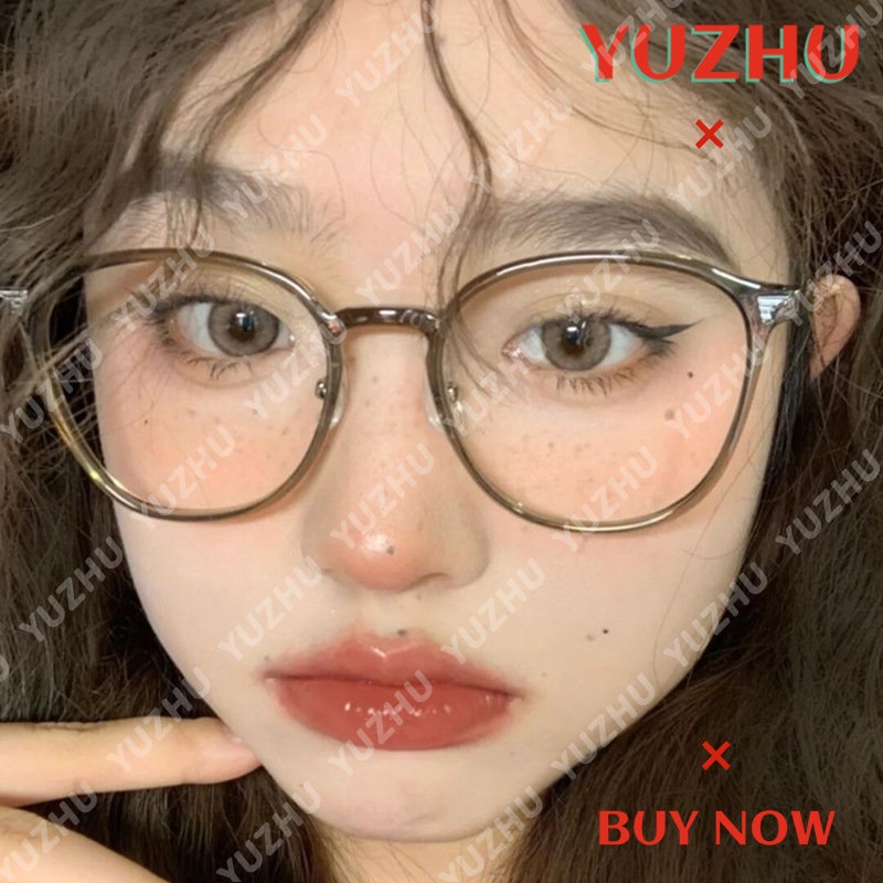 (YUZHU) Korean Fashion Classic Round Frame Eyeglasses New Fashion