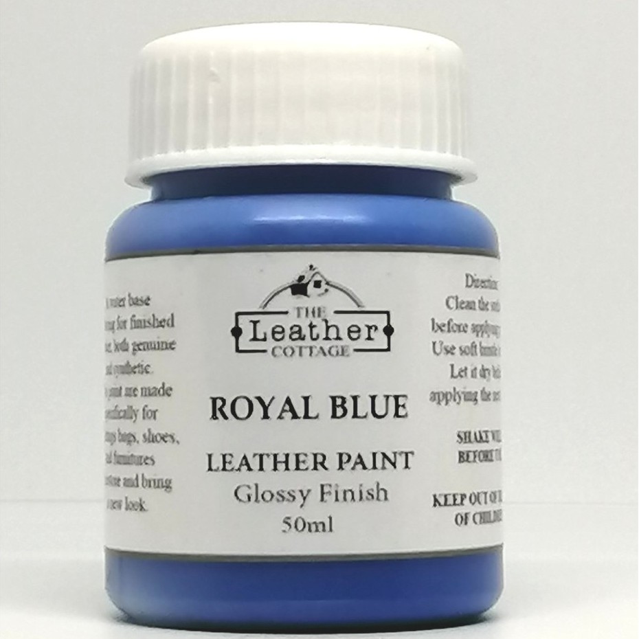navy leather paint
