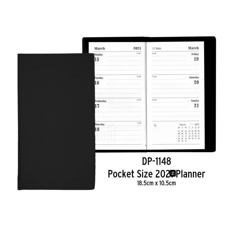 leather pocket size planner diary things to do notebook orgaziner 2022