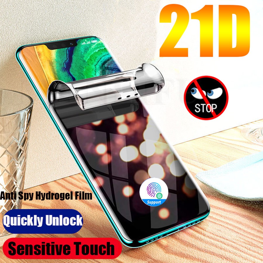 Antispy Hydrogel Film For Samsung Galaxy S8 S9 S20 S10 Plus Ultra S8+ S9+ S10+ S20+ Privacy