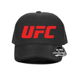 Multicolor Cotton Polyflex UFC Logo Trucker Hat for Unisex #4