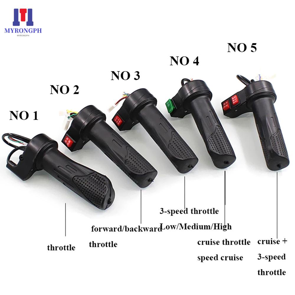 MYRON Black Speed Handlebar Throttle 12V 24V Electric Scooter Parts E