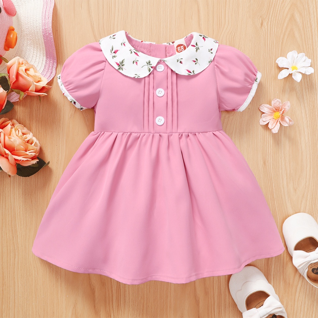 Cute Baby Girl Dress for 0-2 year old New born baby clothes Baby Girl ...