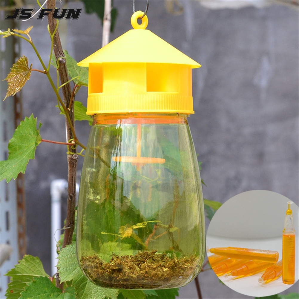 NABIAN Non Toxic Insect Drosophila Pests Fly Wasp Trap Lure Bait Catcher Gardening Tool Supply 