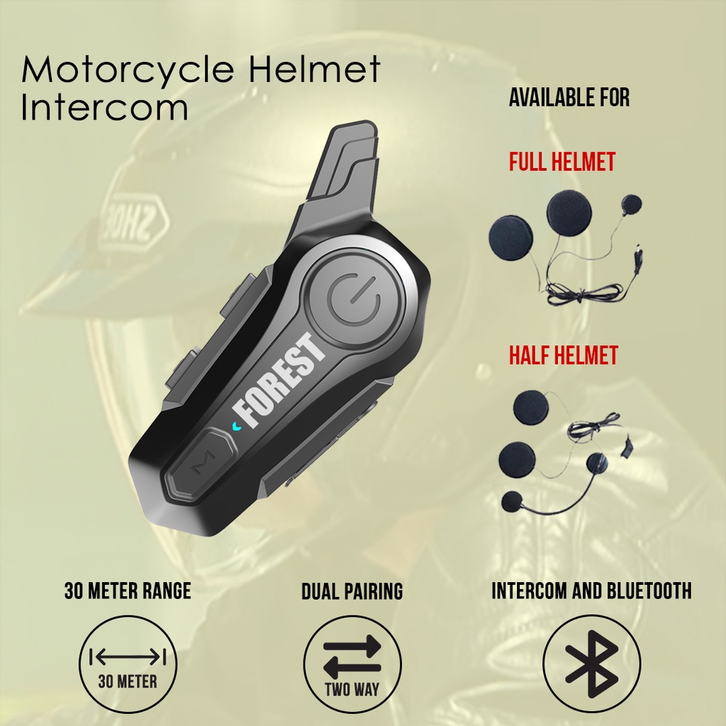 Upgraded Forest Helmet Motor Get 2 For 2 Riders