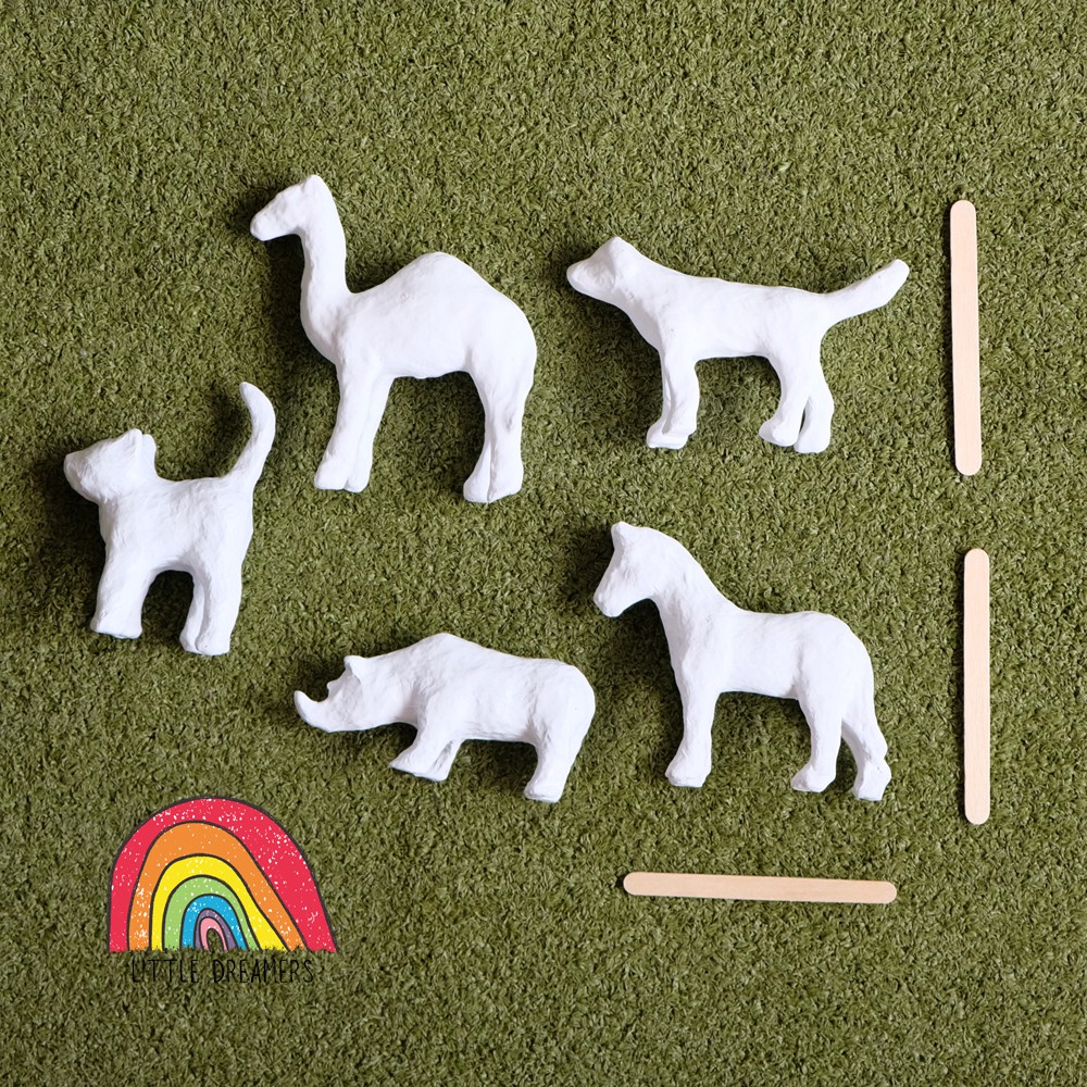 LITTLE DREAMERS SMALL Paper Mache Animals Shopee Philippines