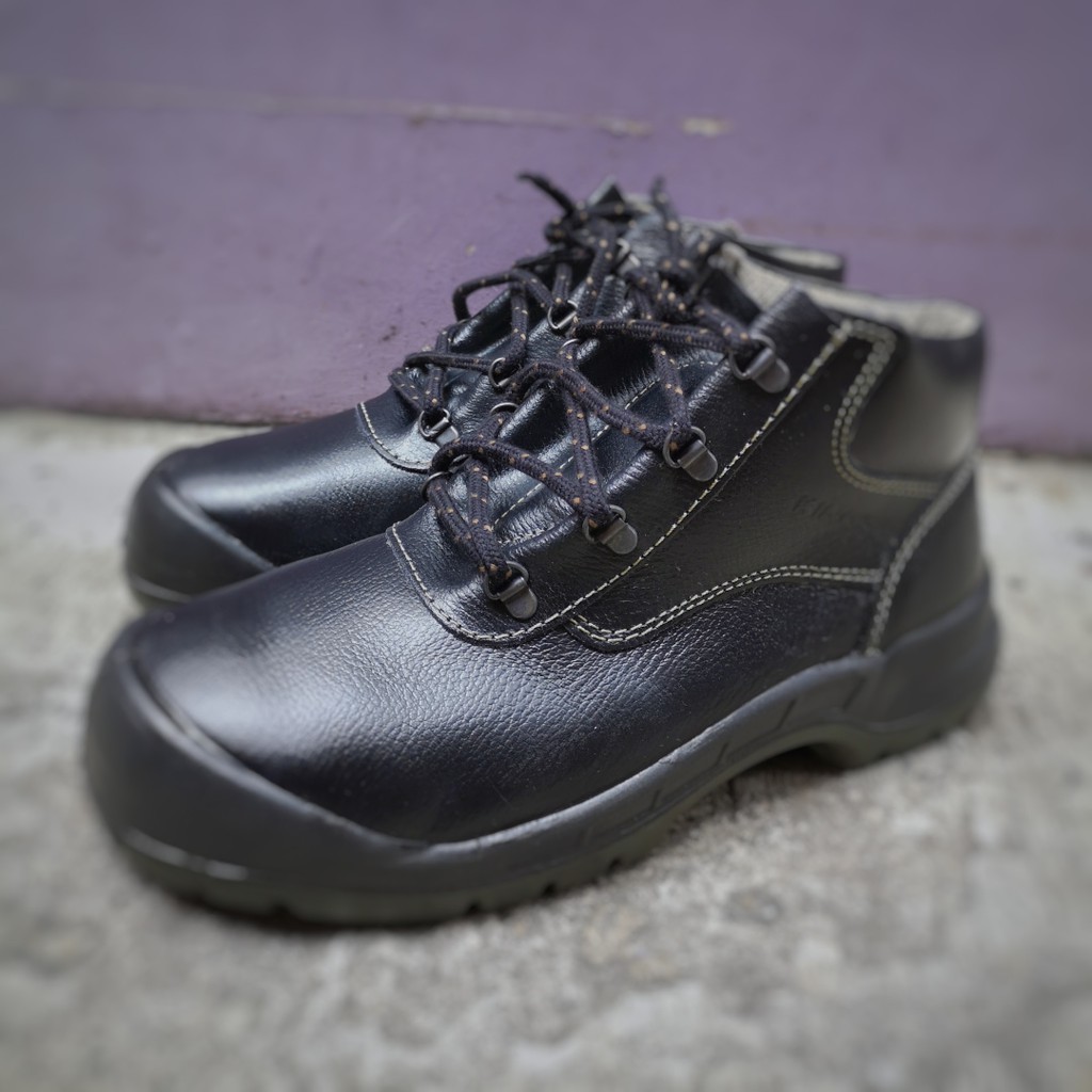 King's Safety Shoes KWD901 Full Printed Genuine Leather High Cut With