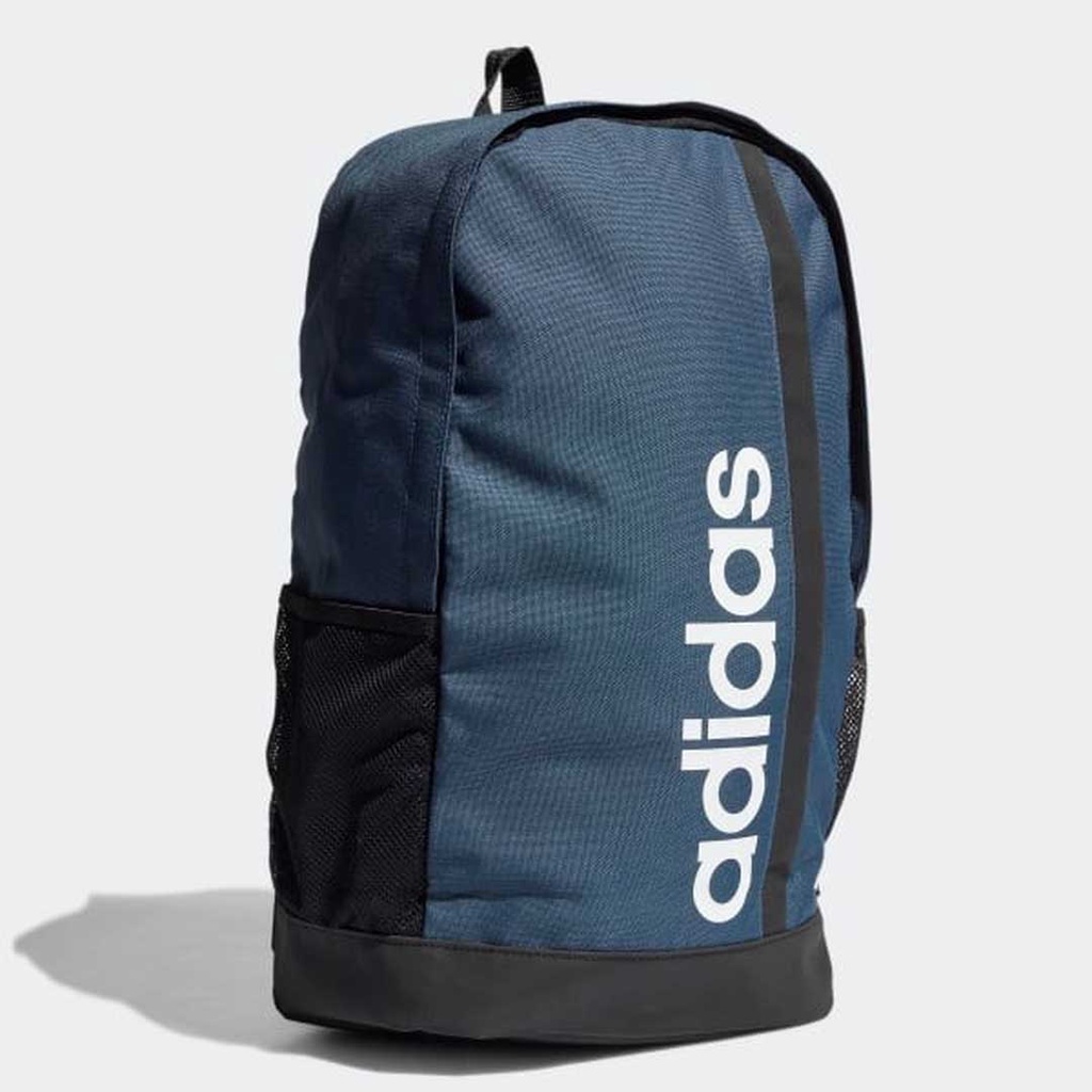 Adidas Unisex Linear Bp Backpack (Crew Navy/Black/White) Shopee
