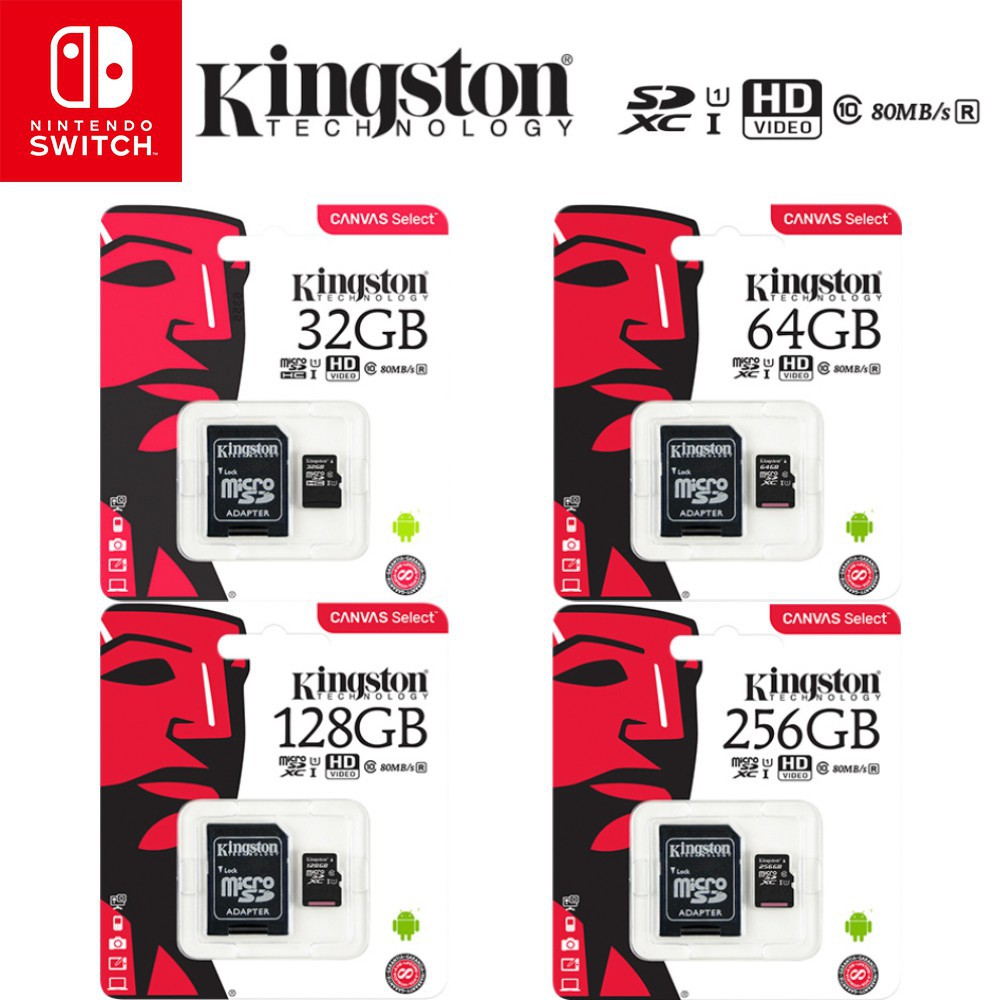 kingston canvas select plus nintendo switch