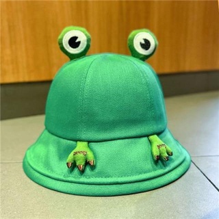 YJJ -- Fisherman hat, basin hat, cute, frog hat, Korean version, all-match Japanese cartoon hat, sun hat, sun hat #8