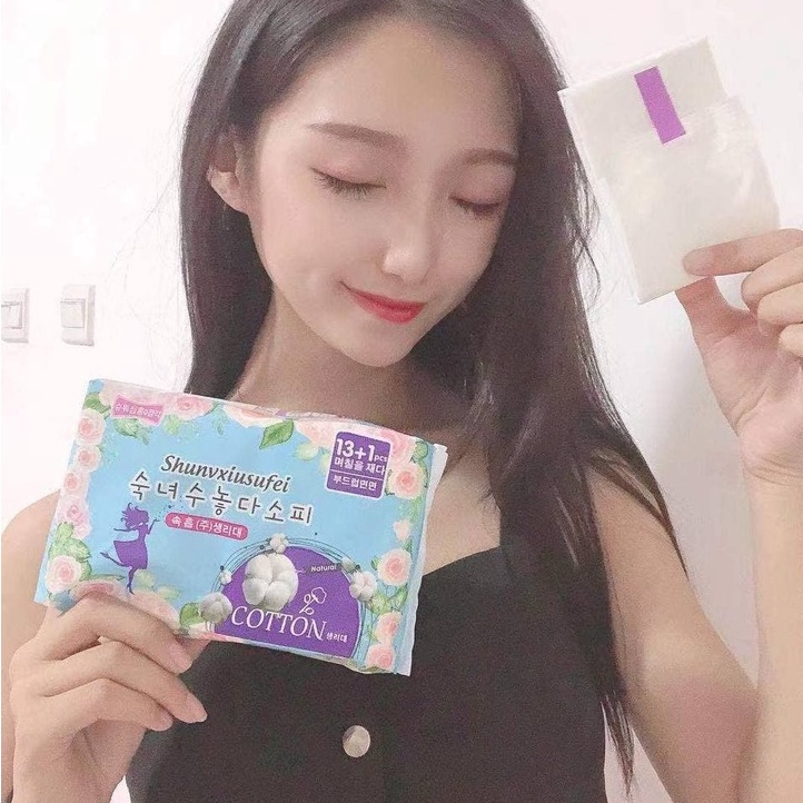 cute korean brand sanitary napkin with negative ionPremiere Anti-Dysmenorrhea good for female health