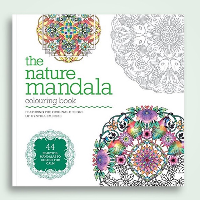 Download The Nature Mandala Adult Coloring Book Shopee Philippines