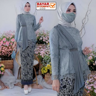 L XL XXL Amalia Modern Kebaya Suit/Kebaya Batik Tile Selendang/Graduation Kebaya / Kebaya/Pager Ayu Modern Muslim Fashion