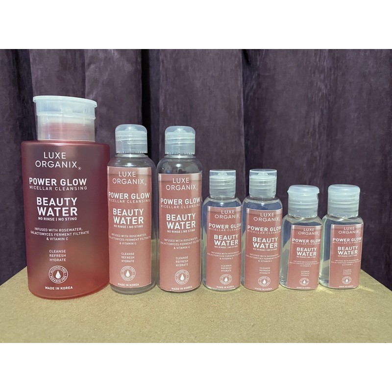 luxe organix micellar water