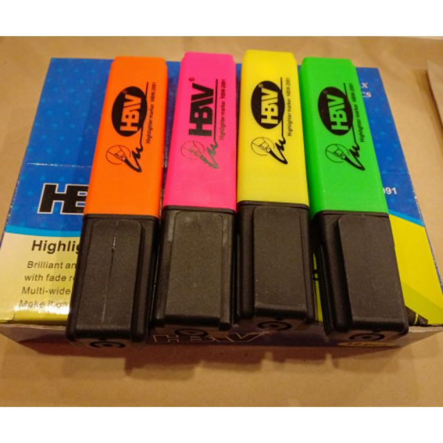 HBW Highlighter Marker / Text Marker ( Per piece ) Shopee Philippines