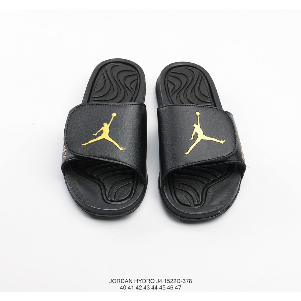 jordan hydro 4 slides black