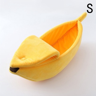 YUE Banana Shape Pet Dog Cat Bed House Mat Durable Kennel Puppy Cushion Warm Basket _BR