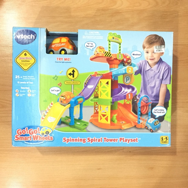 go go smart wheels spinning spiral tower playset