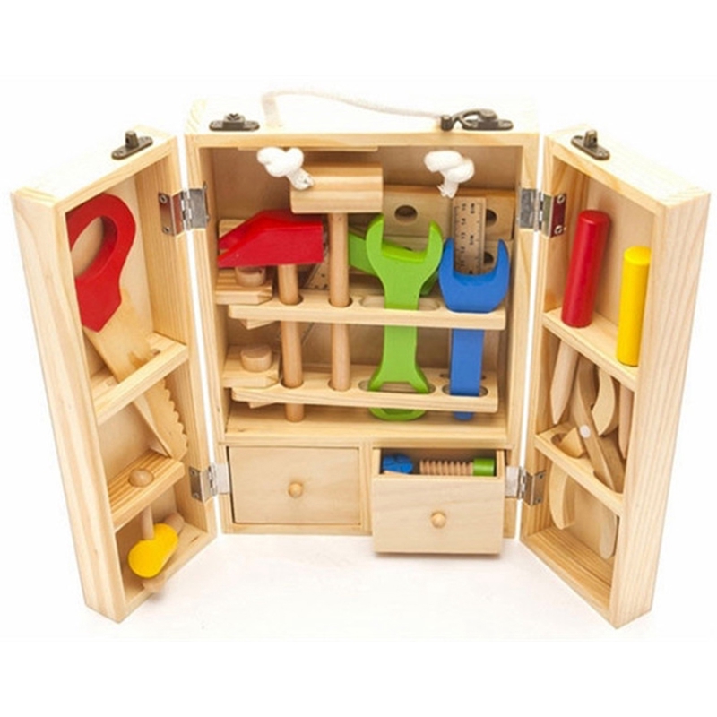 childrens wooden tool box